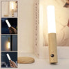 LED USB Wireless Wood Stick Night Light