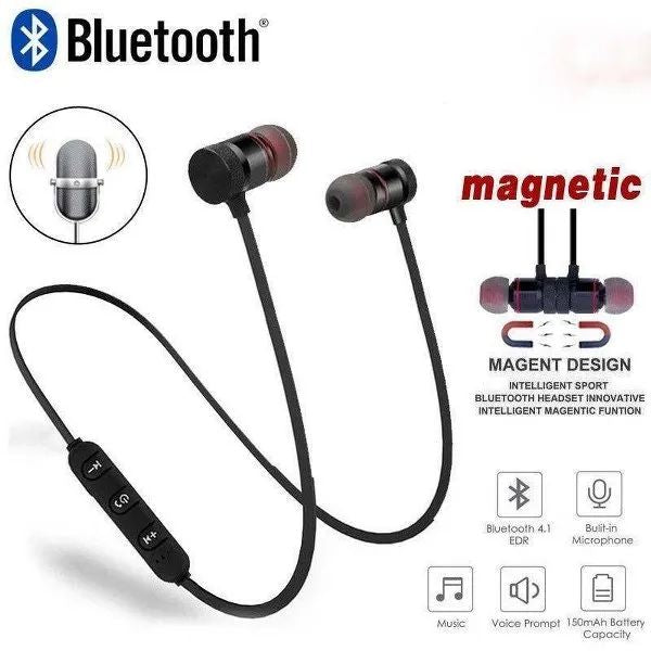 Magnetic Bluetooth Wireless Stereo In Ear Sports Handfree