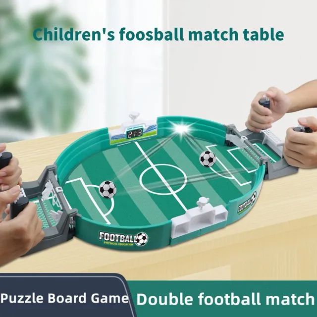 Mini Tabletop Football Game Set Soccer Table Competition Sports