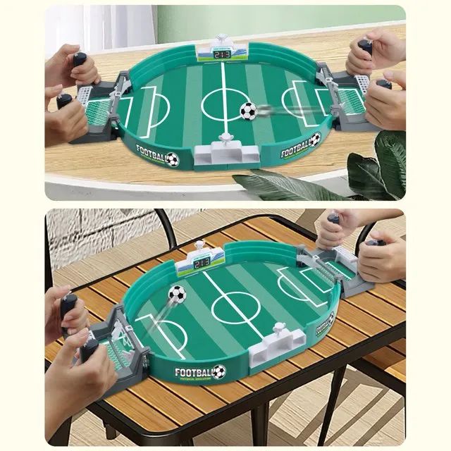 Mini Tabletop Football Game Set Soccer Table Competition Sports