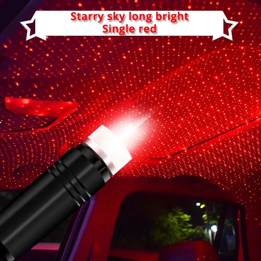 Romantic LED Car Roof Star Night Light Projector