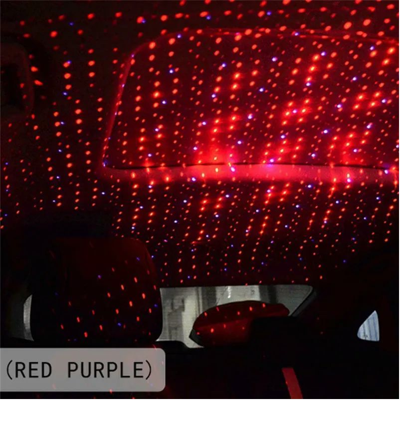 Romantic LED Car Roof Star Night Light Projector