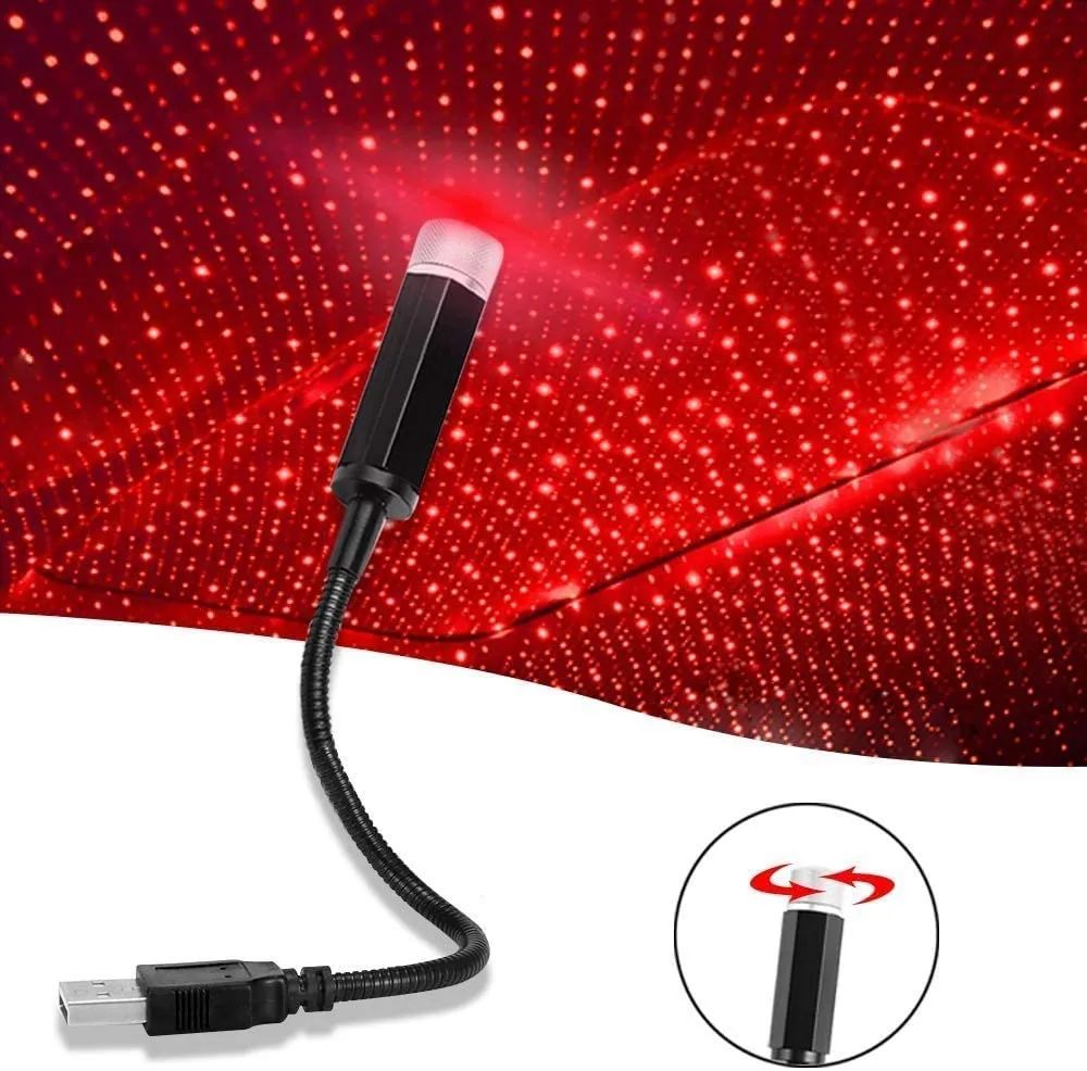 Romantic LED Car Roof Star Night Light Projector